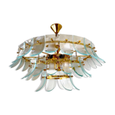 Lustre en verre Fontana Arte 1970
