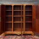 Glass bookcase in marquetry Maison Haentges Frères XIXth century