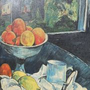 Still life painting in oil