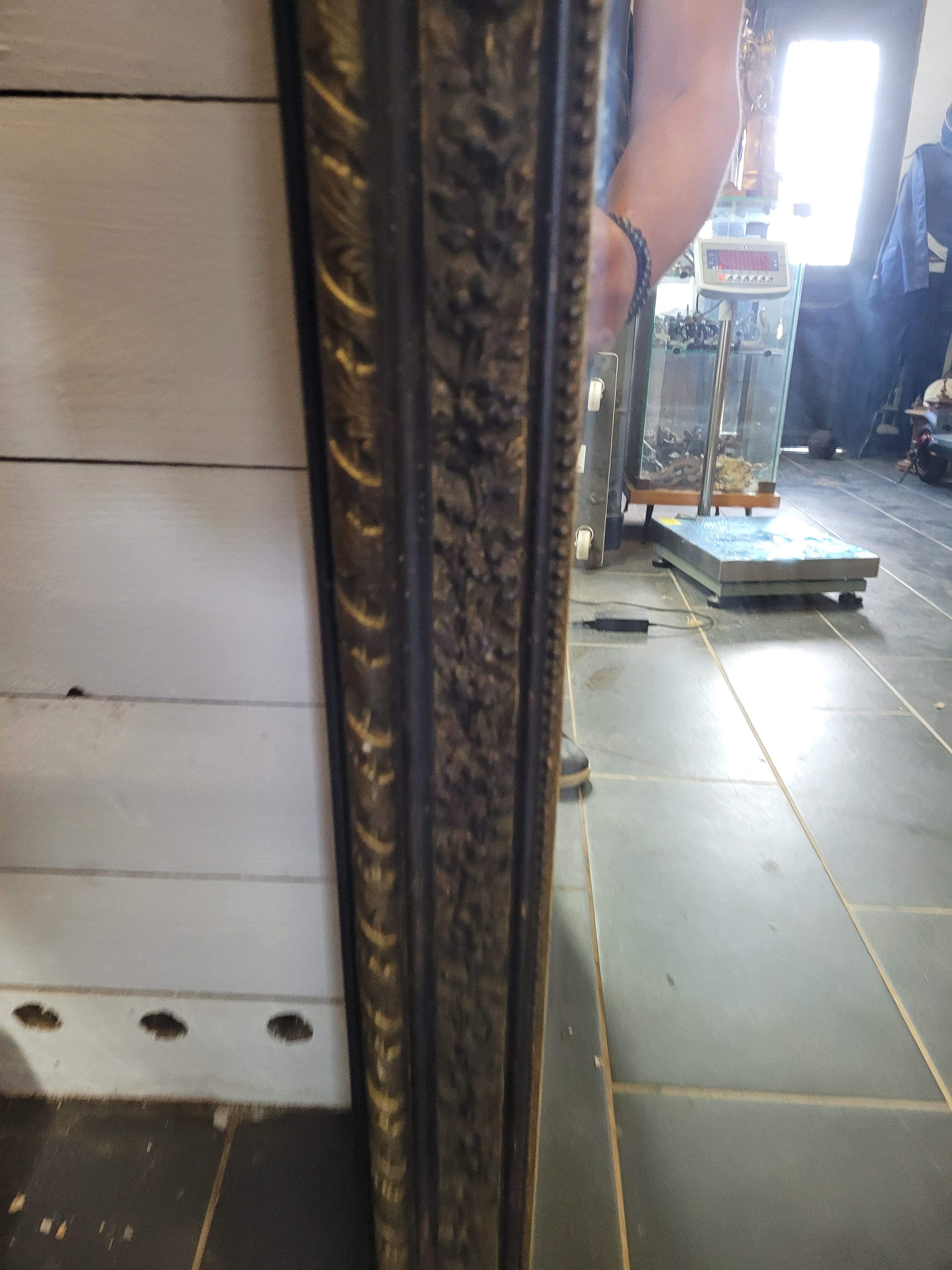 Old mirror Napoleon III, 101×74cms