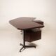 T96 Rosewood Boomerang Desk by Osvaldo Borsani for Tecno, First Edition, 1950