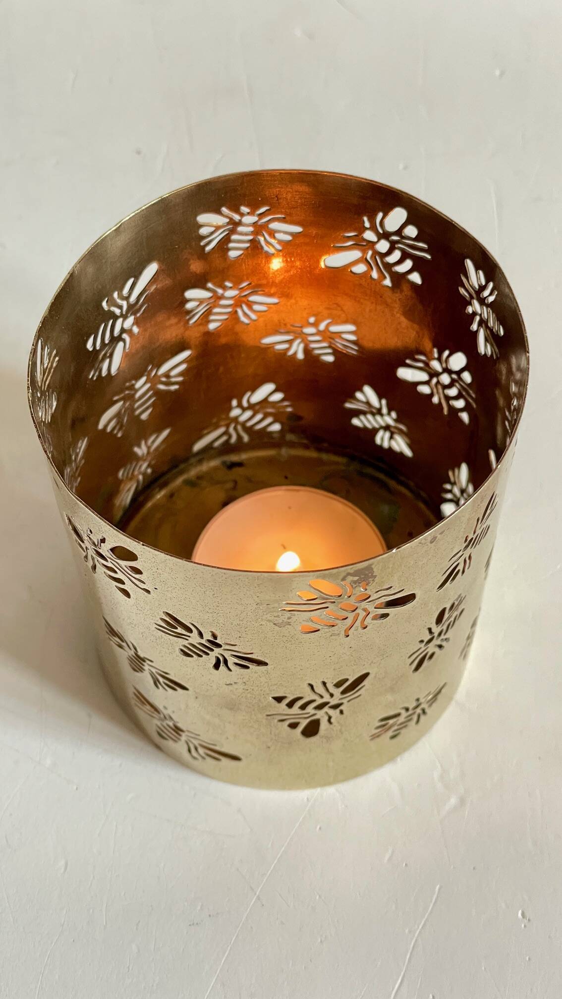 BEE PHOTOPHORE BRASS