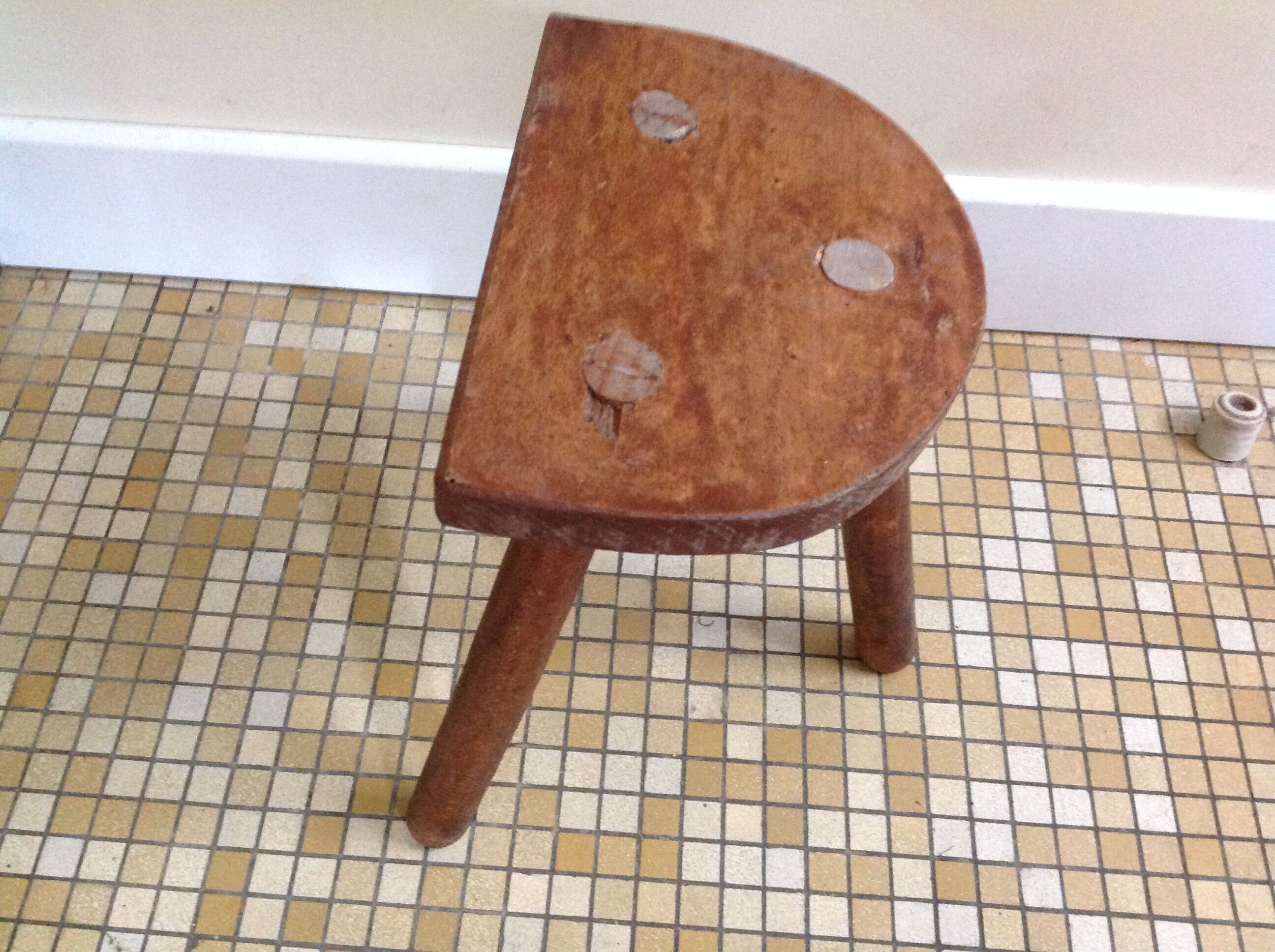 Cowhide stool