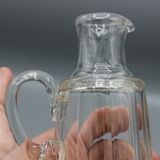 Old le creusot crystal carafe pitcher 19th century