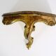 Vintage Florentine console in hand-painted and gilded wood. Year 50