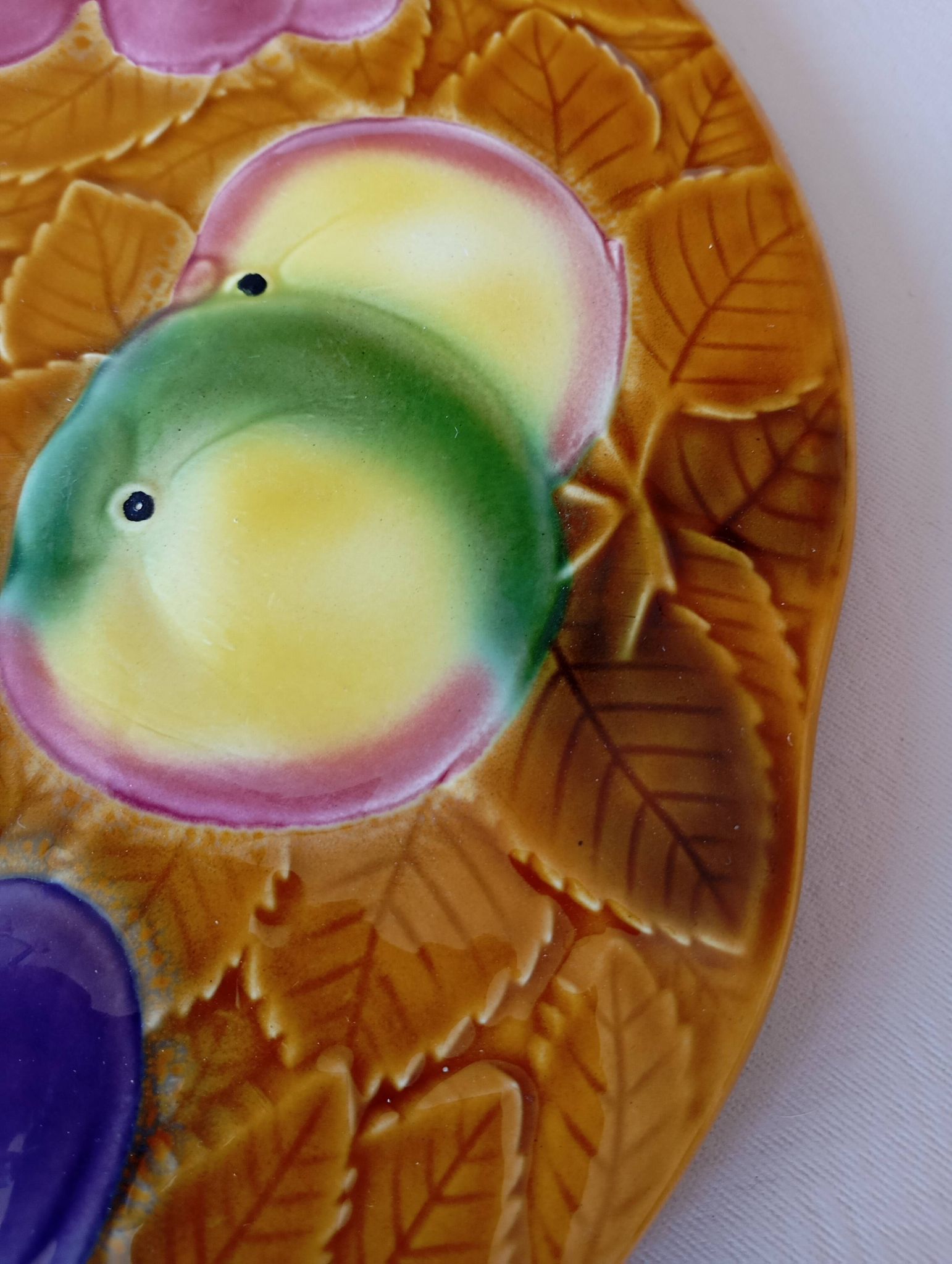 Cake service in slipware Salins les Bains