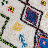 Handmade moroccan berber carpet 244 x 138 cm