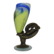 Art Nouveau vase in multicolored glass paste