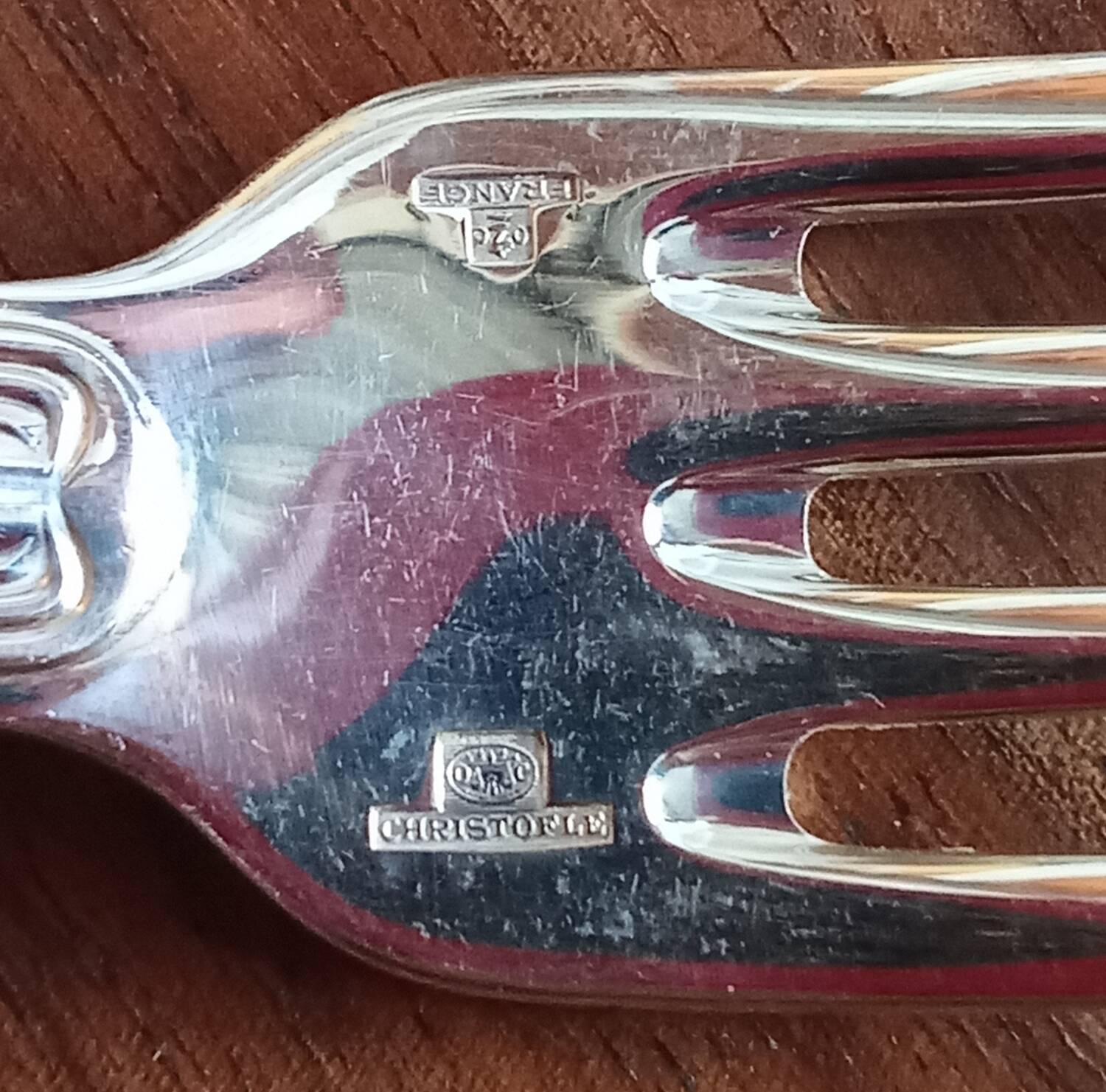 Old Christofle cutlery, Port Royal model, 15 pieces