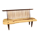 George Nakashima style wooden design sofa