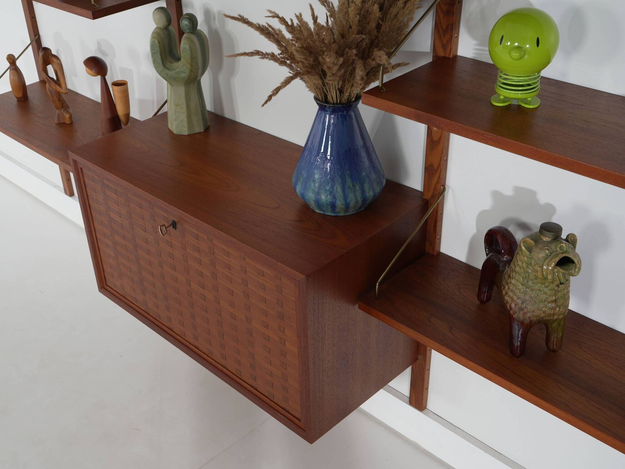 Cado Modular Shelving, Poul Cadovius, Teak Veneer, Danish, 1970s