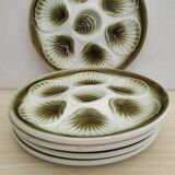 6 Oyster plates