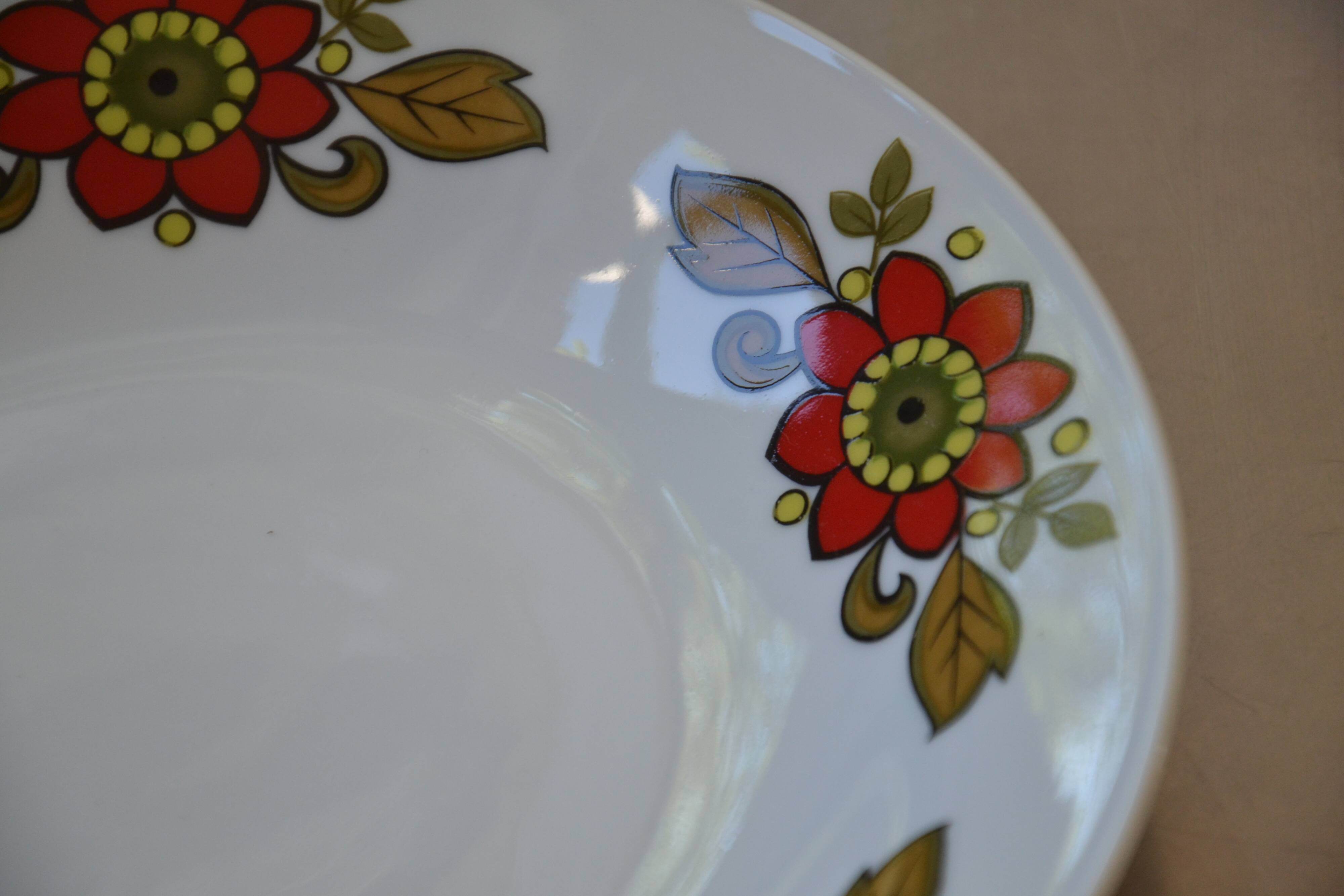 6 Bavaria W Germany floral deep plates