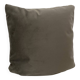 Silver gray velvet cushion