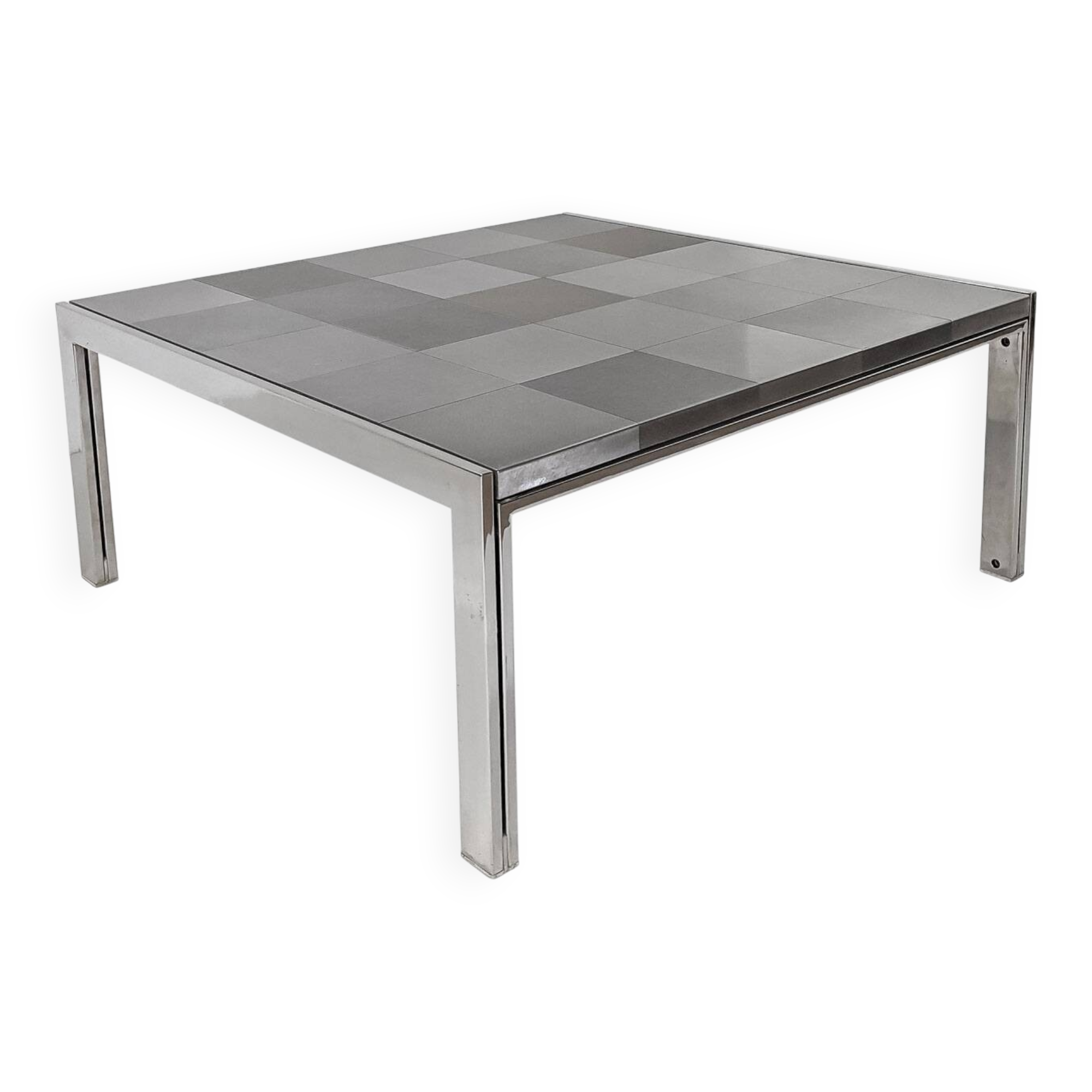 Steel coffee table by Ross Littell, Luar model, 1970