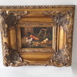 Oil on panel late 18th early 19th