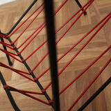 1950s French floor lamp in scoubidou