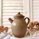 CNP Village stoneware coffee pot