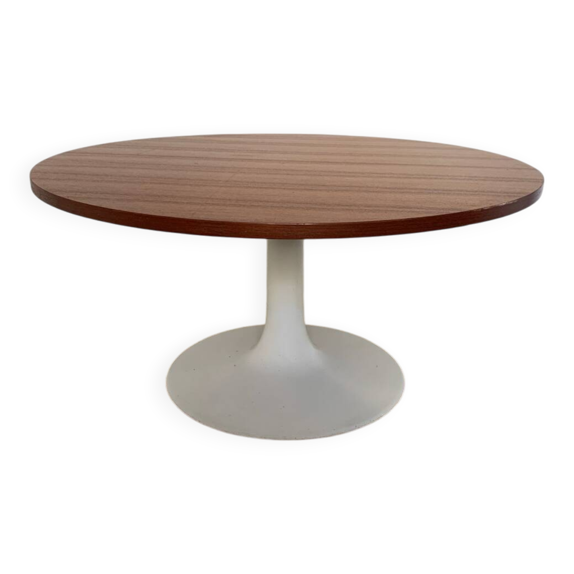 Table modulable JER – Pied tulipe en fonte – Fonderie Chenesseau Orléa