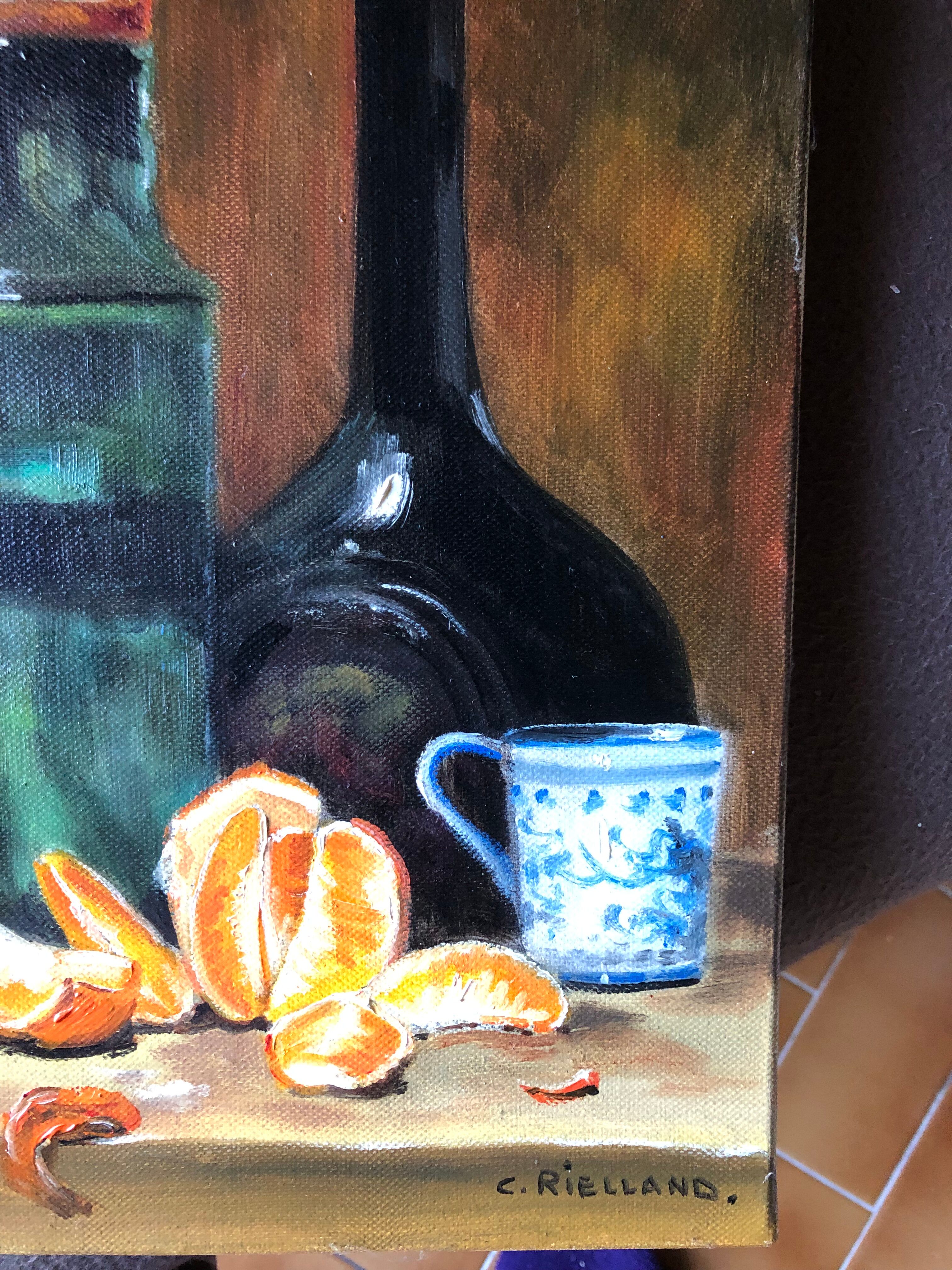 Still life with orange
