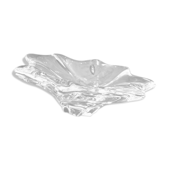 Superb ashtray or empty pocket of octagonal baccarat crystal shape