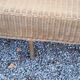 Pair of armchairs and bench in rattan and bamboo from the 60s/70s