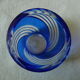 blue glass jewelry box