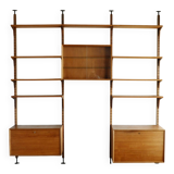 Scandinavian wall system in teak 1960