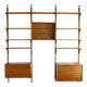 Scandinavian wall system in teak 1960