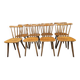 Lot de huit chaises barreaux vintage  bistrot auberge  1960