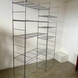 Old modular metal shelf vintage bookcase 10 design shelves from the 80s