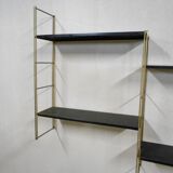 Vintage metal shelves