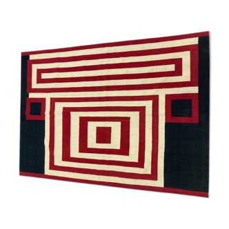 Tapis kilim modern fait main 212x150cm