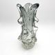Large Murano Vase Smoked Glass Sculptural 31.5cm 3.1kg
