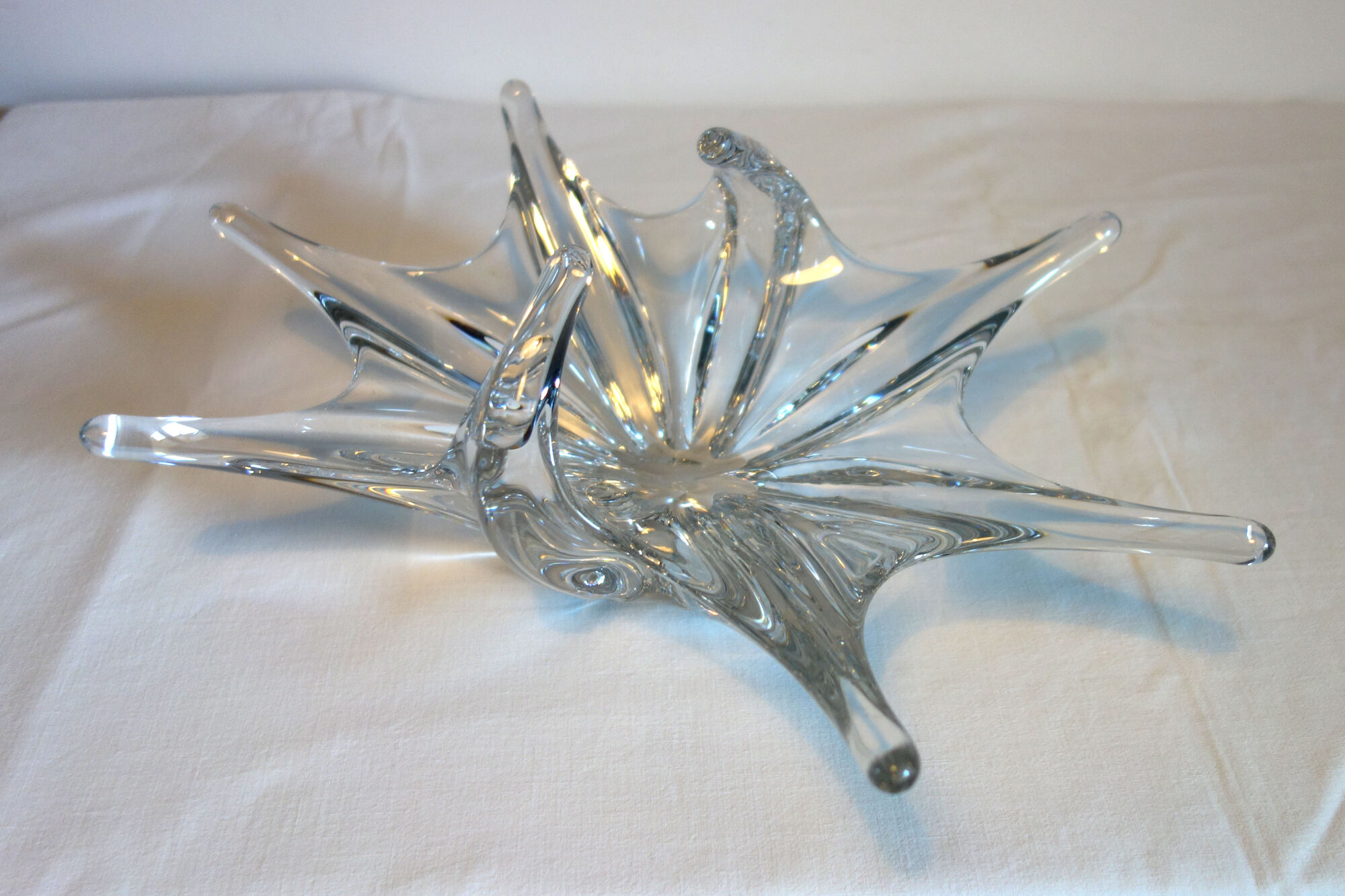 Old crystal fruit cup of Baccarat