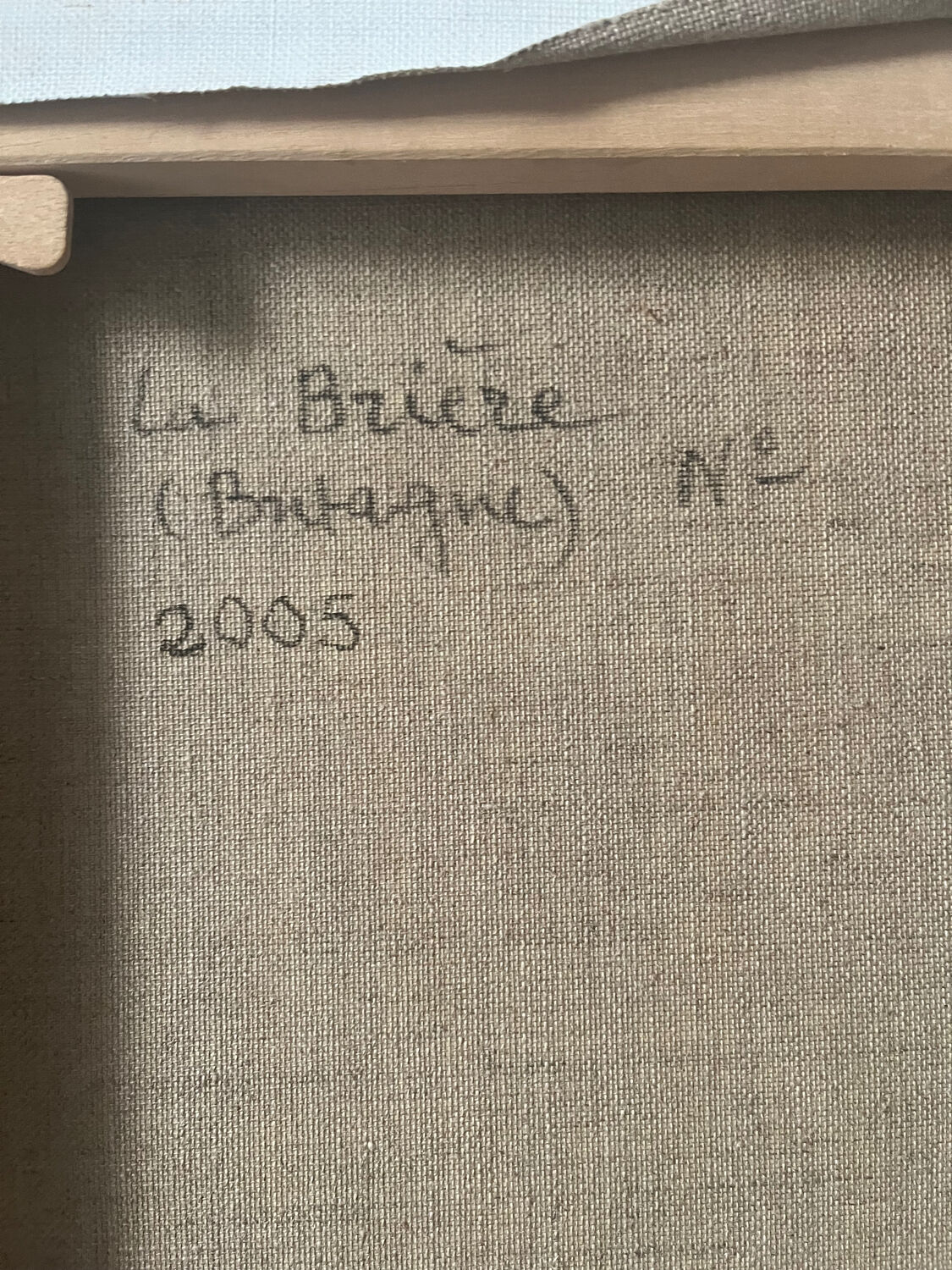 La Brière, Brittany, oil on canvas signed P Poulain