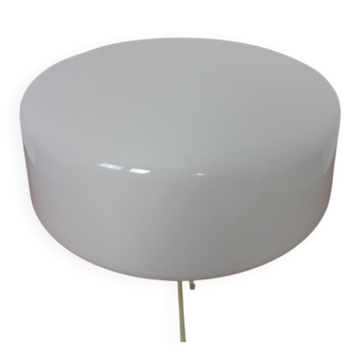 Large Bauhaus Opal Glass Ceiling Lamp by Zeiss Ikon, 1930s
