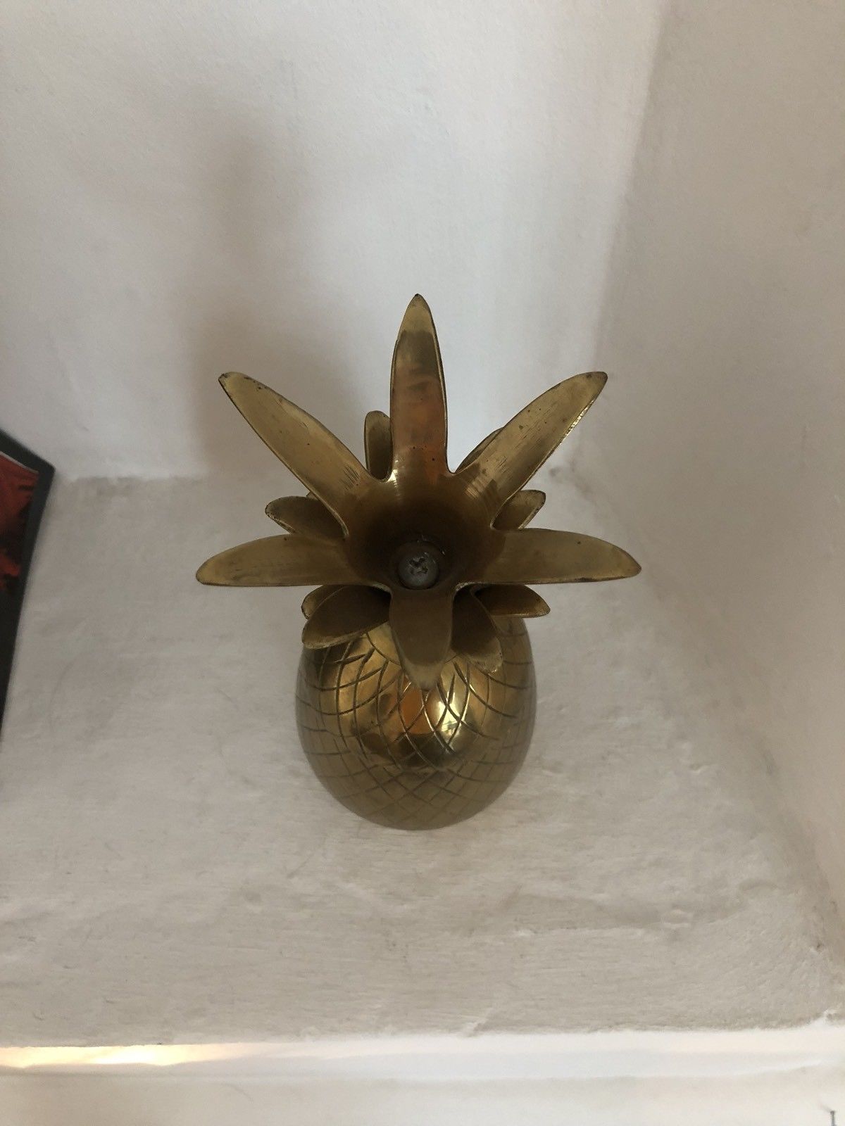 Pineapple brass decorative years 60