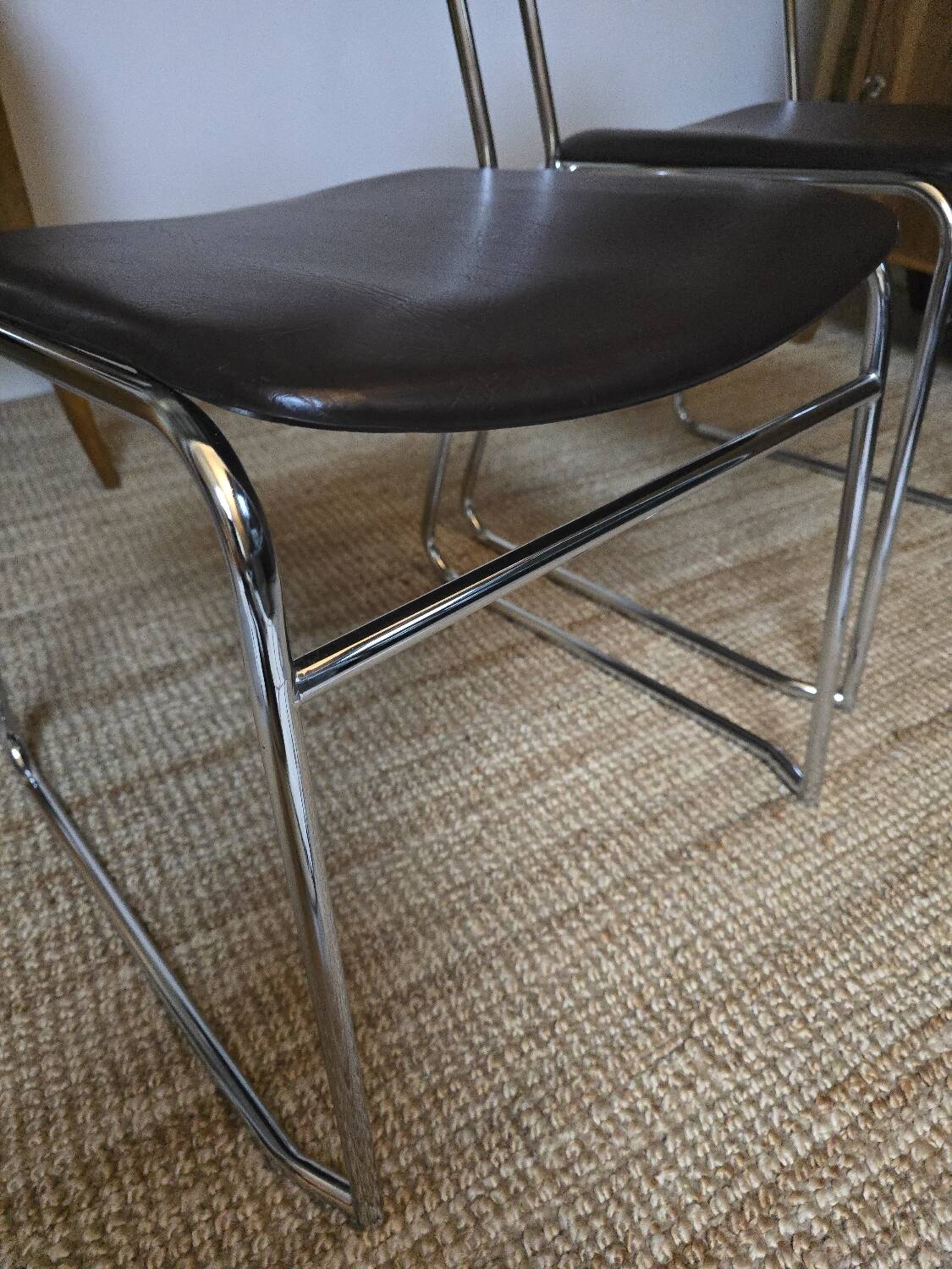 Chaises chrome