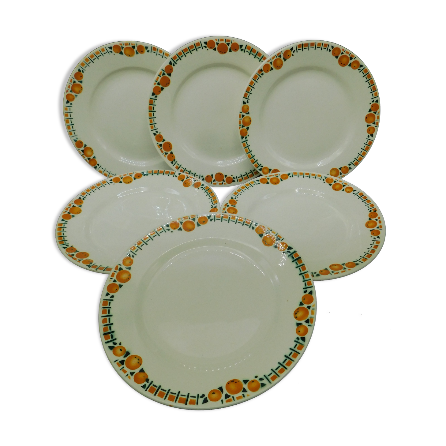 6 flat plates Saint-Amand Céranord - Cotentin