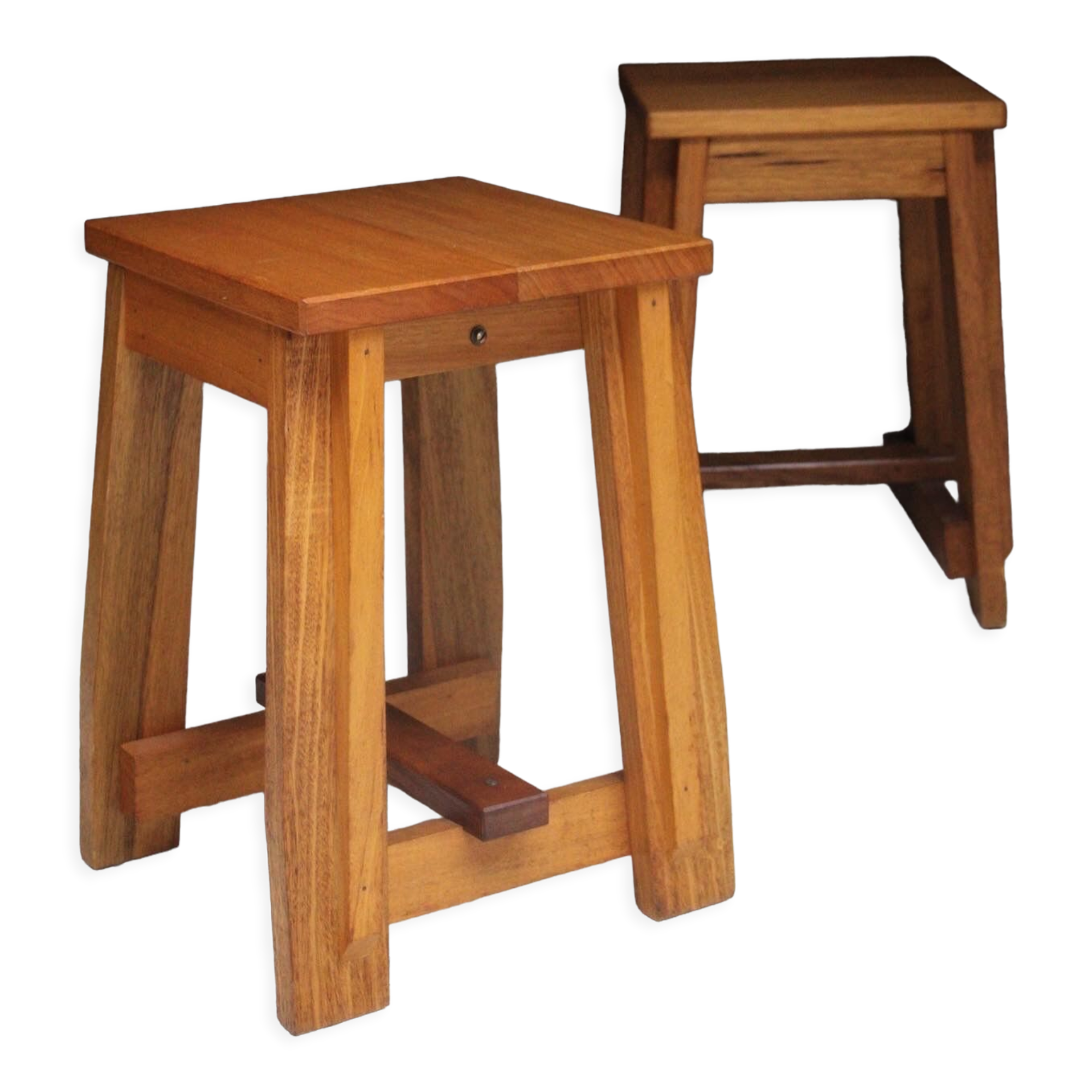 Pair of architect stools France 1960