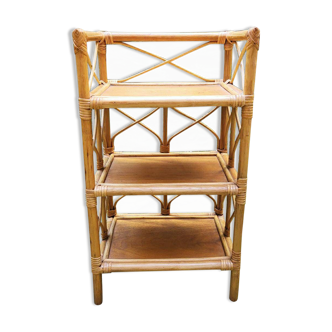 Rattan shelf
