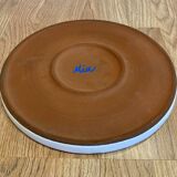 Set of 6 completely handmade plates.