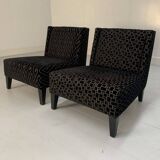 Paire de chaises Roche Bobois