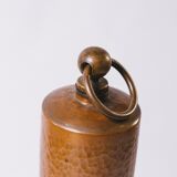Old copper hot water bottle