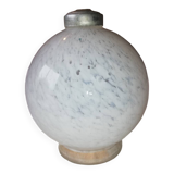 Art Deco ball lamp base in Clichy glass