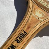 Smasher wooden tennis racket