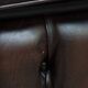 Canapé Chesterfield 3 places en cuir de vache de style anglais