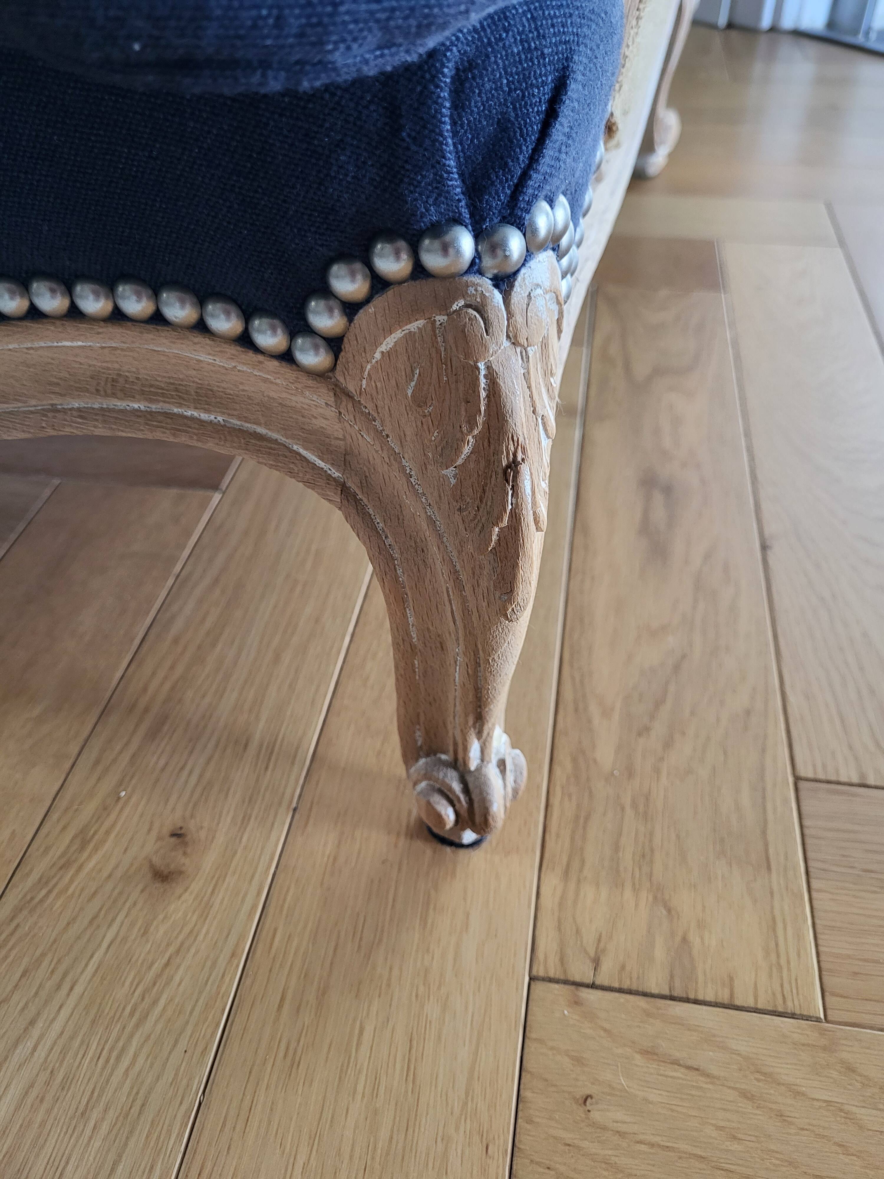 Louis XV style Bergère armchair