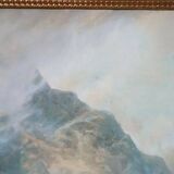 Large watercolor - Landscape dated 1887 by Edmund Phipps